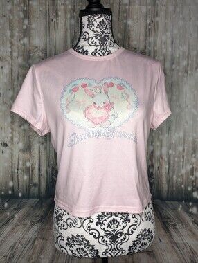 ROMWE Pink Bunny Graphic Tee